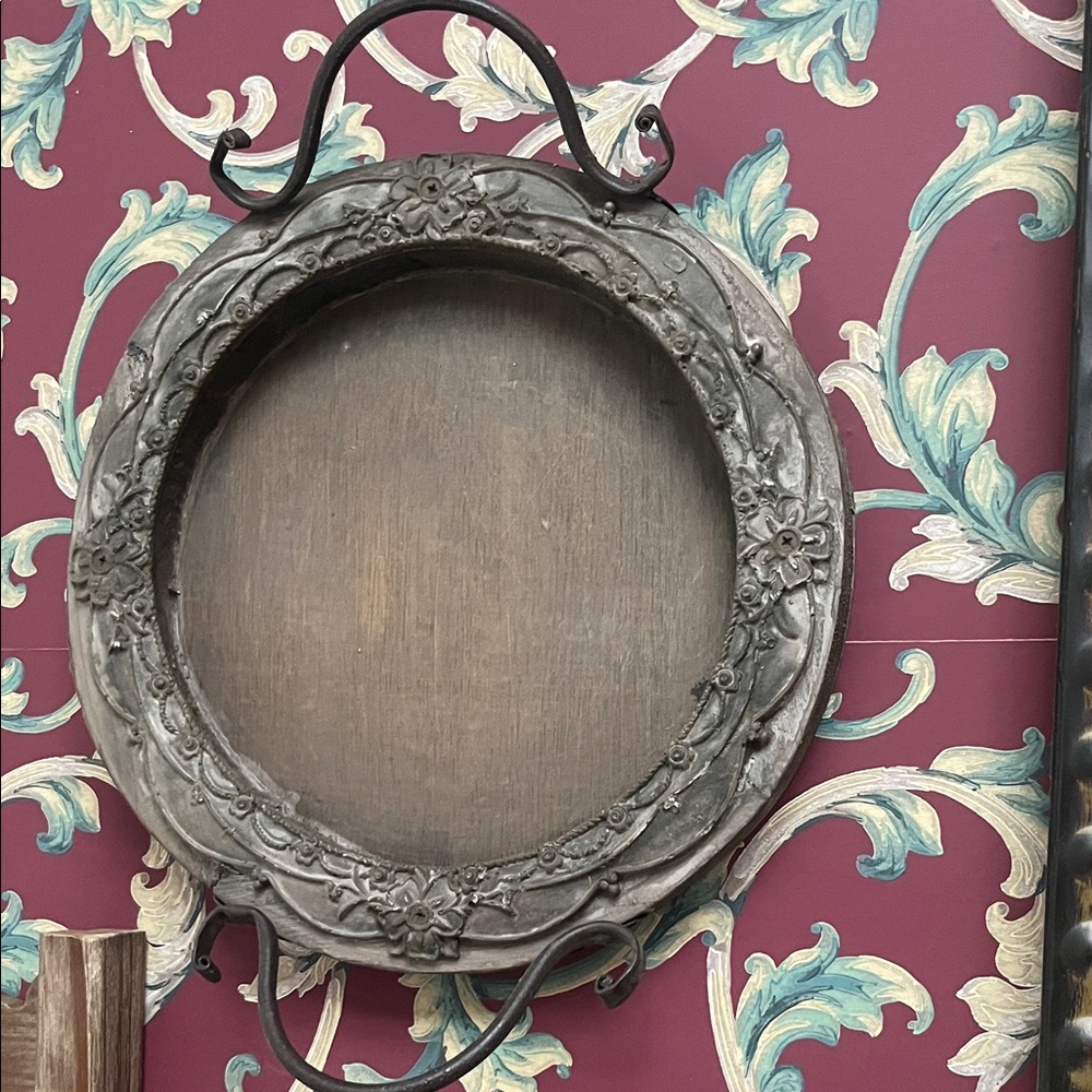 Decorative Wood Tray Set of Two